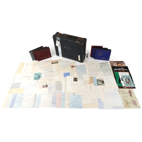 1293 - A large collection of 1950s signed/autographed photographs of film stars and musicians including Shi... 