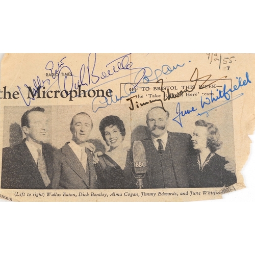 1293 - A large collection of 1950s signed/autographed photographs of film stars and musicians including Shi... 