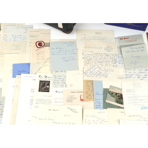 1293 - A large collection of 1950s signed/autographed photographs of film stars and musicians including Shi... 