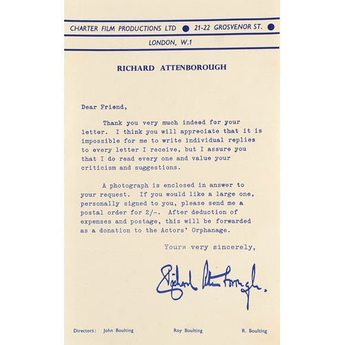 1293 - A large collection of 1950s signed/autographed photographs of film stars and musicians including Shi... 