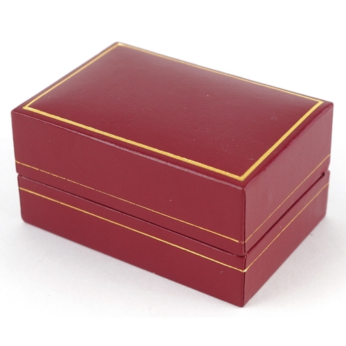 3133 - A 9ct gold diamond three row ring, size Q, 3.9g.