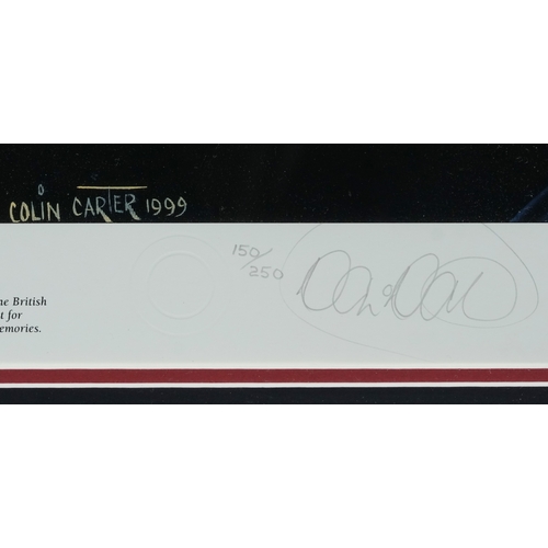 1337 - Colin Carter - Farewell to a Champion, a signed and editioned print 150/250, framed and glazed, 68cm... 