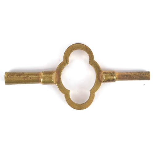 20 - A 19th century French gilt brass Aiguilles repeater carriage clock, the white enamelled dial with bl... 