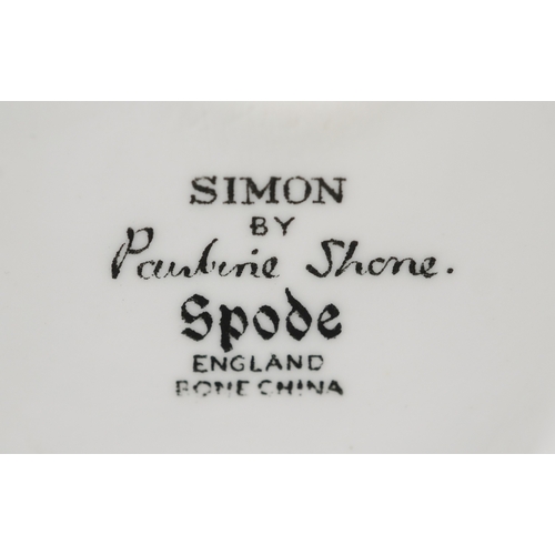 664 - Pauline Shone for Spode, two porcelain figures of young boys - James and Simon, the largest 21cm hig... 