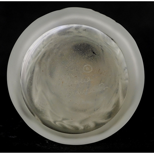 5 - A Lalique frosted glass Sirene vase, etched Lalique France to the base, 10cm high.