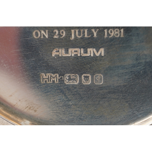 3568 - Hector Miller, an Aurum silver St. Paul's Cathedral Royal Wedding 1981 goblet, limited edition 593/1... 
