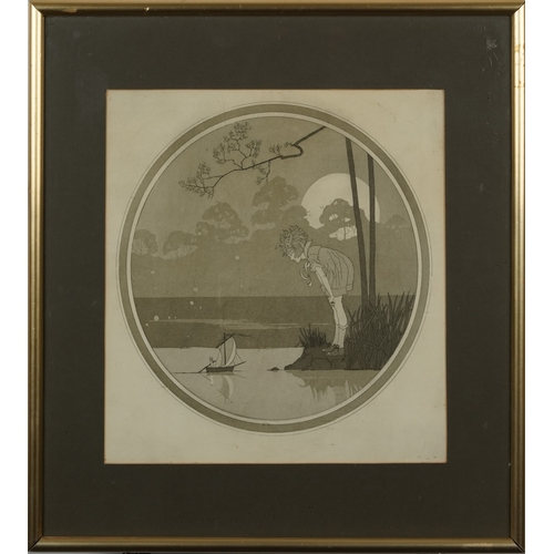 2524 - Henriette Willebeek le Mair (1899-1966) - Baroness van Tuyll van Serooskerken, a 20th century aquati... 