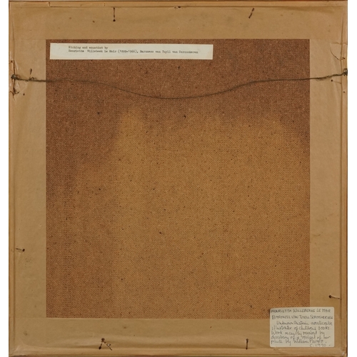 2524 - Henriette Willebeek le Mair (1899-1966) - Baroness van Tuyll van Serooskerken, a 20th century aquati... 