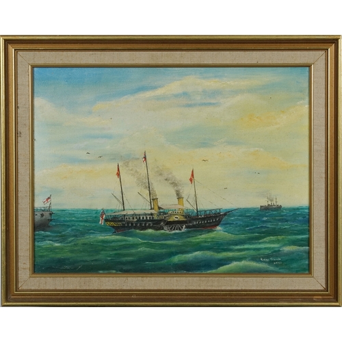 2518 - Vivian Francis - The Old Osborne, 20th century British School, oil on canvas, signed, framed, 30cm x... 