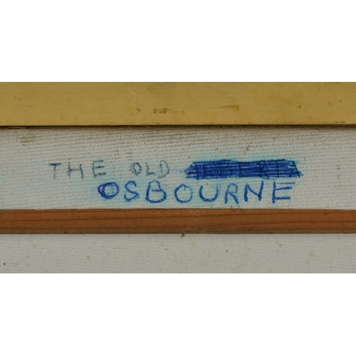 2518 - Vivian Francis - The Old Osborne, 20th century British School, oil on canvas, signed, framed, 30cm x... 
