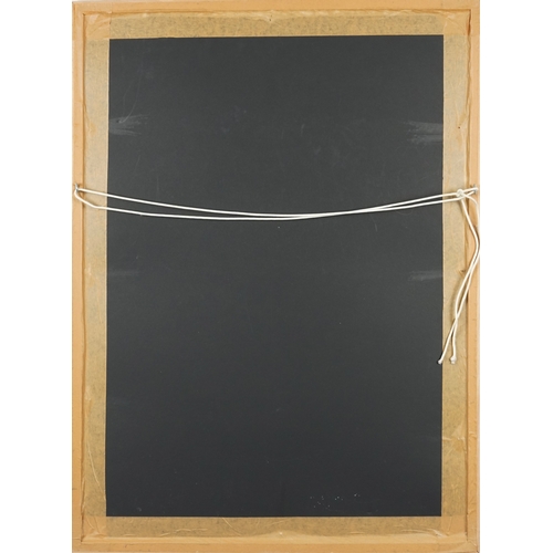 2297 - Half length portrait of a nude female, photograph on card, mounted, framed and glazed, 60cm x 39.5cm... 