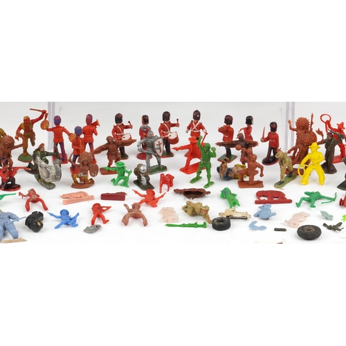 766 - A collection of vintage Airfix model racing cars, track and accessories, together with other vintage... 