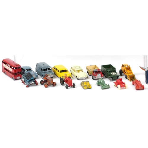 724 - Vintage and later diecast vehicles, predominantly Corgi and Dinky, including military vehicles and a... 