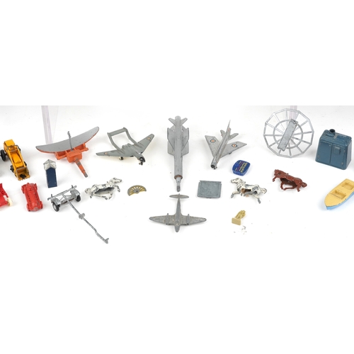 724 - Vintage and later diecast vehicles, predominantly Corgi and Dinky, including military vehicles and a... 