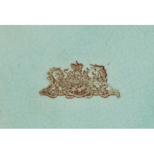 648 - 20th century pottery including a Royal Copenhagen bear cub, a Majolica picture and a Shorter & Sons ... 