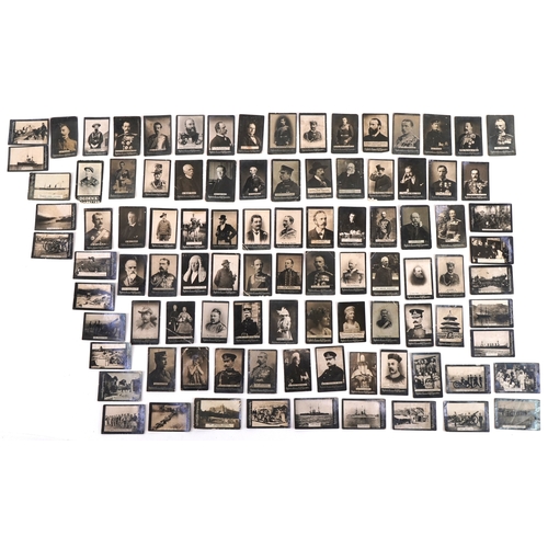 1300 - A collection of Ogden's Guinea Gold cigarette cards including a young Winston Churchill, Queen Victo... 