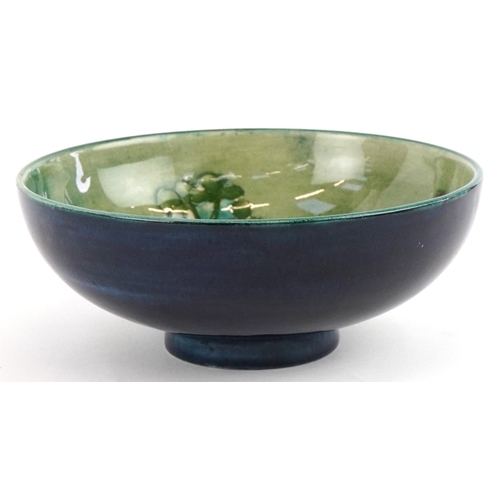 188 - A 1953 Moorcroft pottery bowl commemorating the Coronation of Queen Elizabeth II, 11.5cm in diameter... 