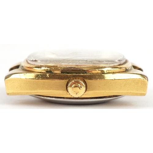 3429 - Omega, a ladies Omega Seamaster automatic wristwatch with date aperture, the dial 22mm wide.