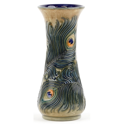 173 - Rachel Bishop for Moorcroft, a Phoenix pattern vase, 21cm high, with box.