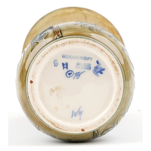 173 - Rachel Bishop for Moorcroft, a Phoenix pattern vase, 21cm high, with box.