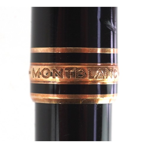 60 - Montblanc, a Montblanc Meisterstuck propelling pencil with box, numbered KH1101828, 14cm in length.
