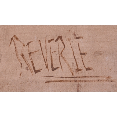 2464 - A half length portrait of a lady crocheting, mid 20th century oil on canvas, signed Miller, bearing ... 