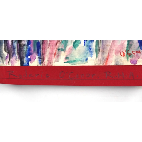 2544 - Roderic O'Conor - Full length female nude, 20th century Irish school watercolour on paper, unframed,... 