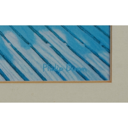 2332 - Philip Dunn - Here Today, 20th century colour print, framed and glazed, 50cm x 35cm.