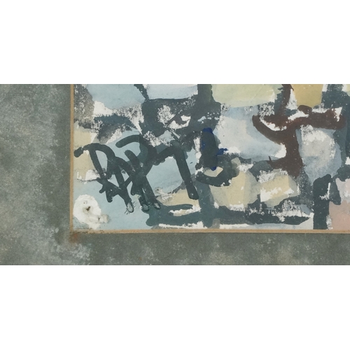 2465 - R. A Pendered - Walls & Gardens, 20th century watercolour on paper, framed and glazed, 77cm x 55cm.