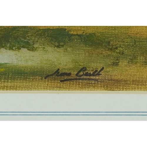 2514 - June Bull - Greatstone Evening, 20th century British school oil on paper, signed, framed and glazed,... 