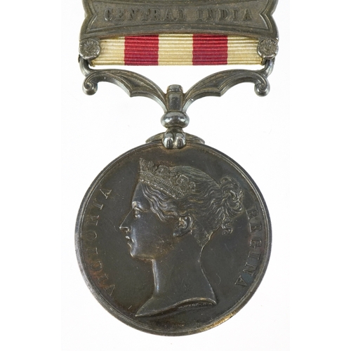 2638 - A Queen Victoria Indian Mutiny medal awarded to Assistant Surgeon W.C.Elliott 4th Madras Cavalry wit... 
