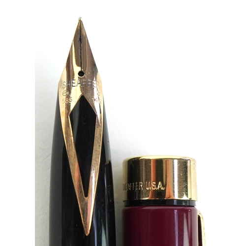 79 - A Sheaffer Prelude fountain pen having a 14ct gold nib, with box.