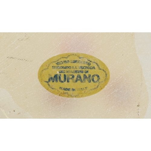 1669 - An Italian Murano style glass fruit bowl, 37cm wide.