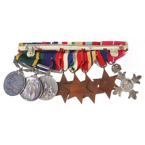 2656 - A British military World War II medal group awarded to MAJOR.J.A.EVANS.R.E.M.E including MBE, Genera... 