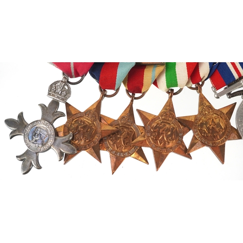 2656 - A British military World War II medal group awarded to MAJOR.J.A.EVANS.R.E.M.E including MBE, Genera... 