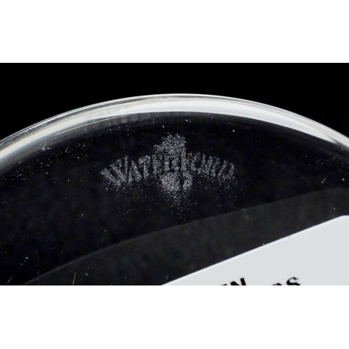 665 - A set of six Waterford Crystal Colleen claret glasses, 12cm high.