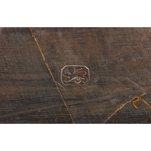 3570 - William Vincent, a George III silver caddy with lockable hinged lid, London 1788, 13.5cm high, 435.5... 