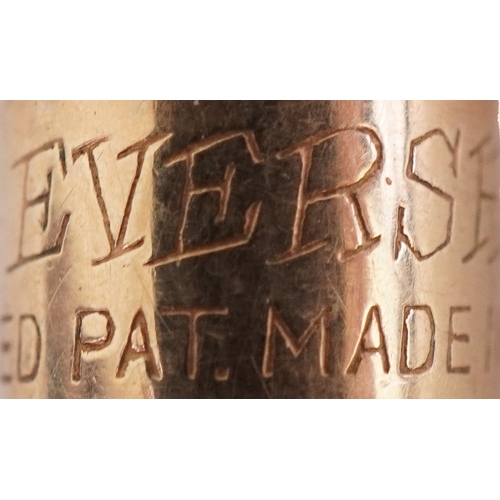 85 - Six gold plated and yellow metal propelling pencils, some with engine turned decoration including Cr... 