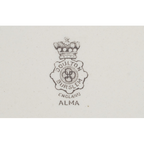 1678 - Early 20th century pottery including a Doulton Burslem and Mintons transfer printed platters and a C... 