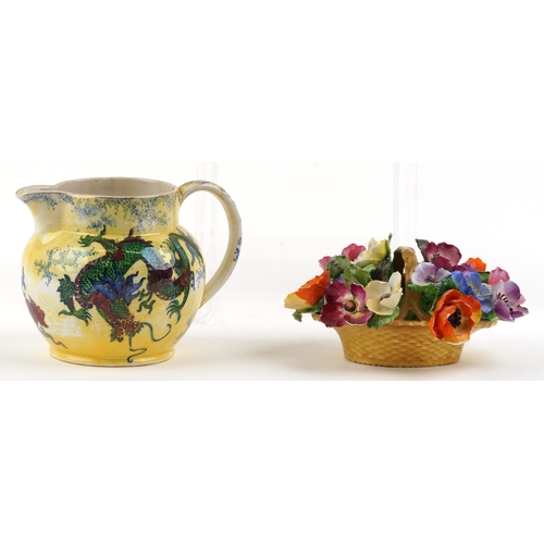 1678 - Early 20th century pottery including a Doulton Burslem and Mintons transfer printed platters and a C... 