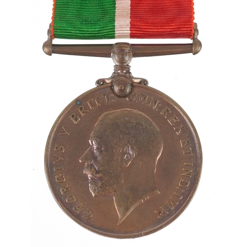 2703 - A British military Mercantile Marine War medal awarded to John I Ford.