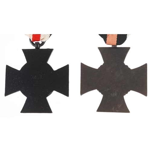 2725 - Four German military interest medals and a dress medal.