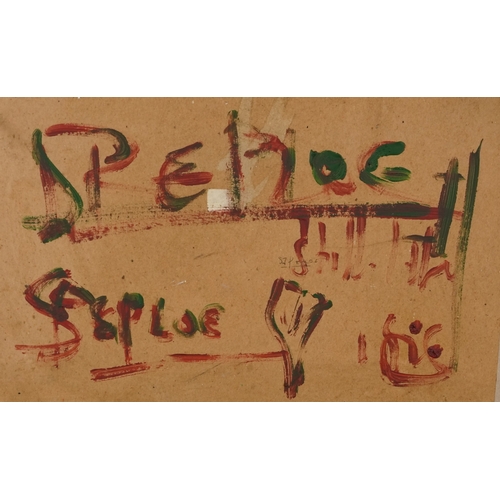 2395 - After F. C. B. Cadell - Pink roses, 20th century continental school oil on board within a silvered f... 