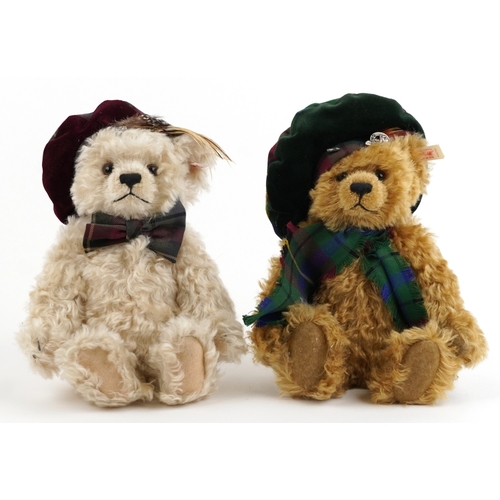 718 - Two Steiff limited edition collectable teddy bears with boxes and certificates comprising the Steiff... 