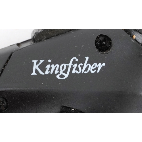 1373 - Four vintage fishing reels including Intrepid Rimfly Regular and Fladen Chieftain 30.