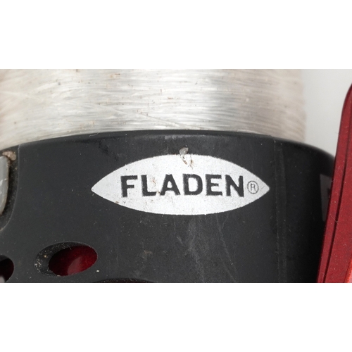 1373 - Four vintage fishing reels including Intrepid Rimfly Regular and Fladen Chieftain 30.