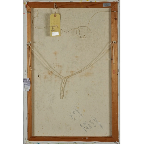 2260 - Donna Southern (Eastbourne 1960-2024) - Looking Through the Trees, Looking for What?, oil on canvas,... 