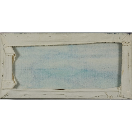 2291 - Donna Southern (Eastbourne 1960-2024) - Abstract composition, watercolour on canvas, unframed, 75cm ... 