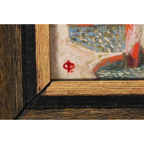 2530 - **WITHDRAWN**After Pavel Zaltsman - Surreal animals, early 20th century Russian school oil on canvas... 