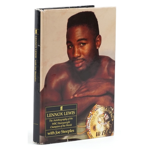 1409 - Lennox Lewis with Joe Steeples, a signed  Autobiography of The WBC Heavyweight Champion of the World... 